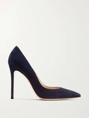 105 suede pumps
