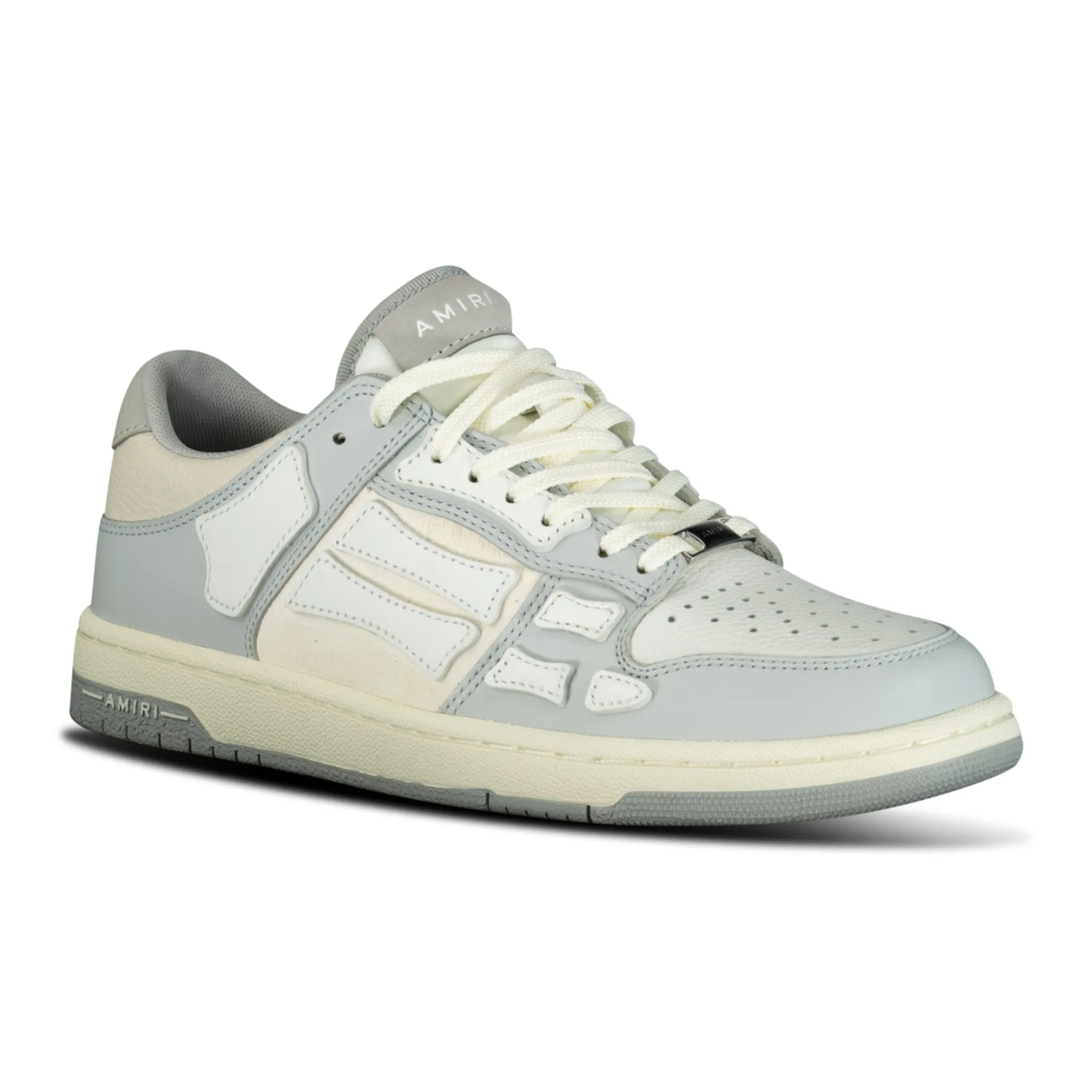 Grey Amiri Skeleton Low Top Trainers