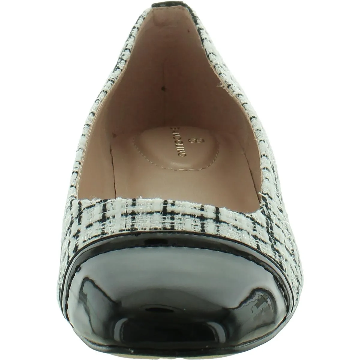 Bandolino Womens TAPRINZ2 Comfort Insole Faux Leather Ballet Flats
