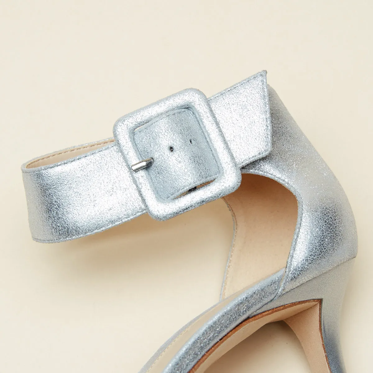 Berlin Low Heel - Silver