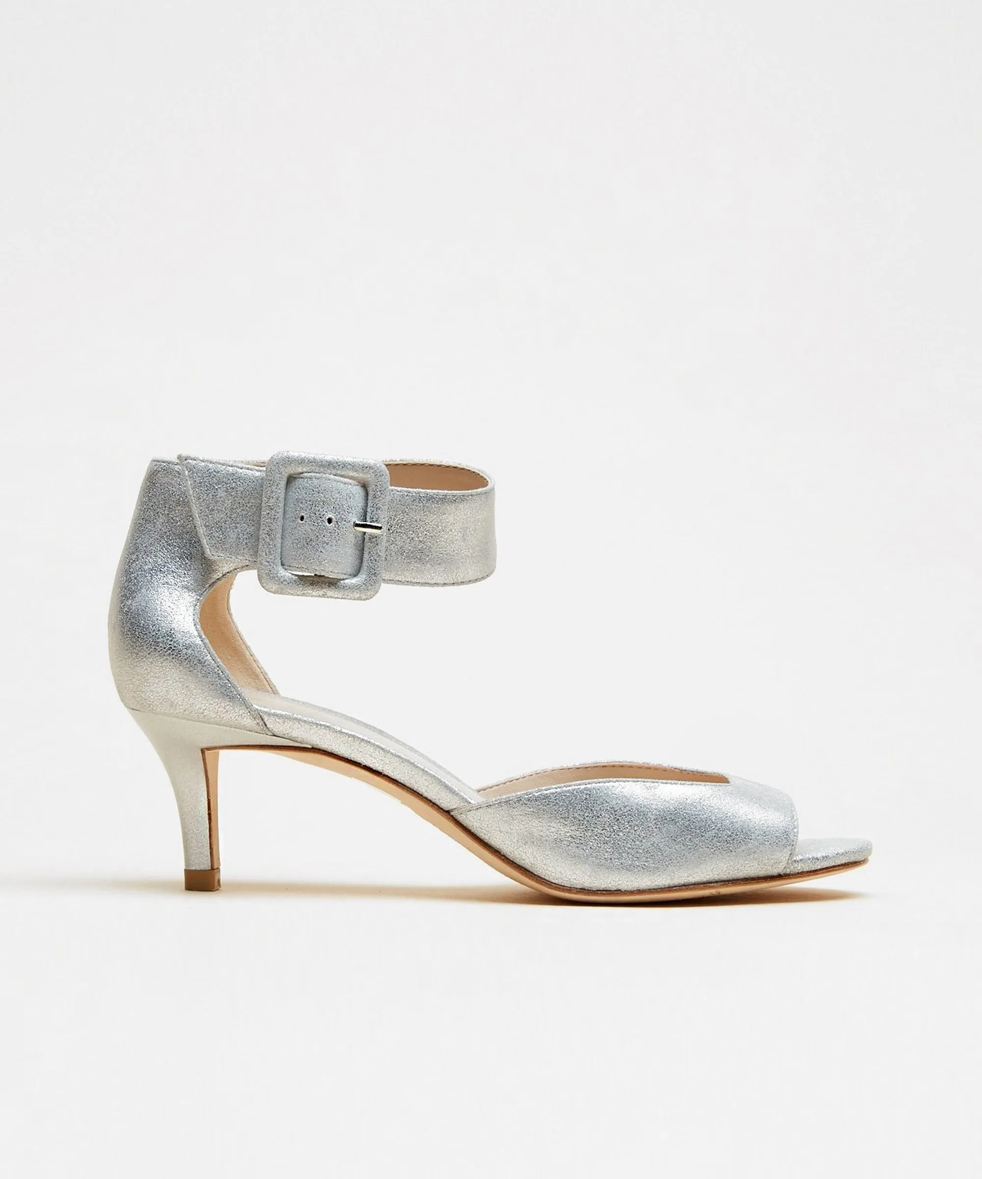 Berlin Low Heel - Silver