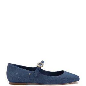 Womens Blue Denim Blair Ballet Flat - Stylish and Comfortable Footwear