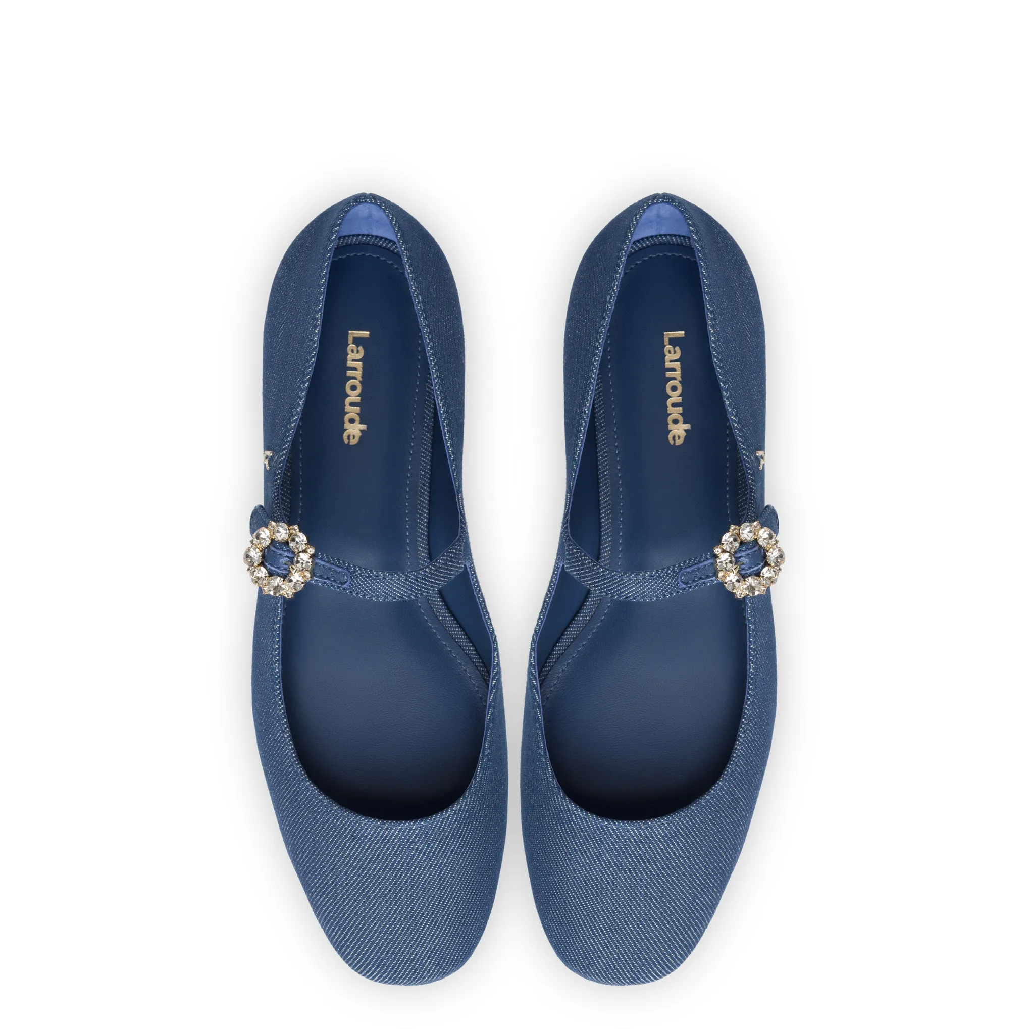 Womens Blue Denim Blair Ballet Flat - Stylish and Comfortable Footwear