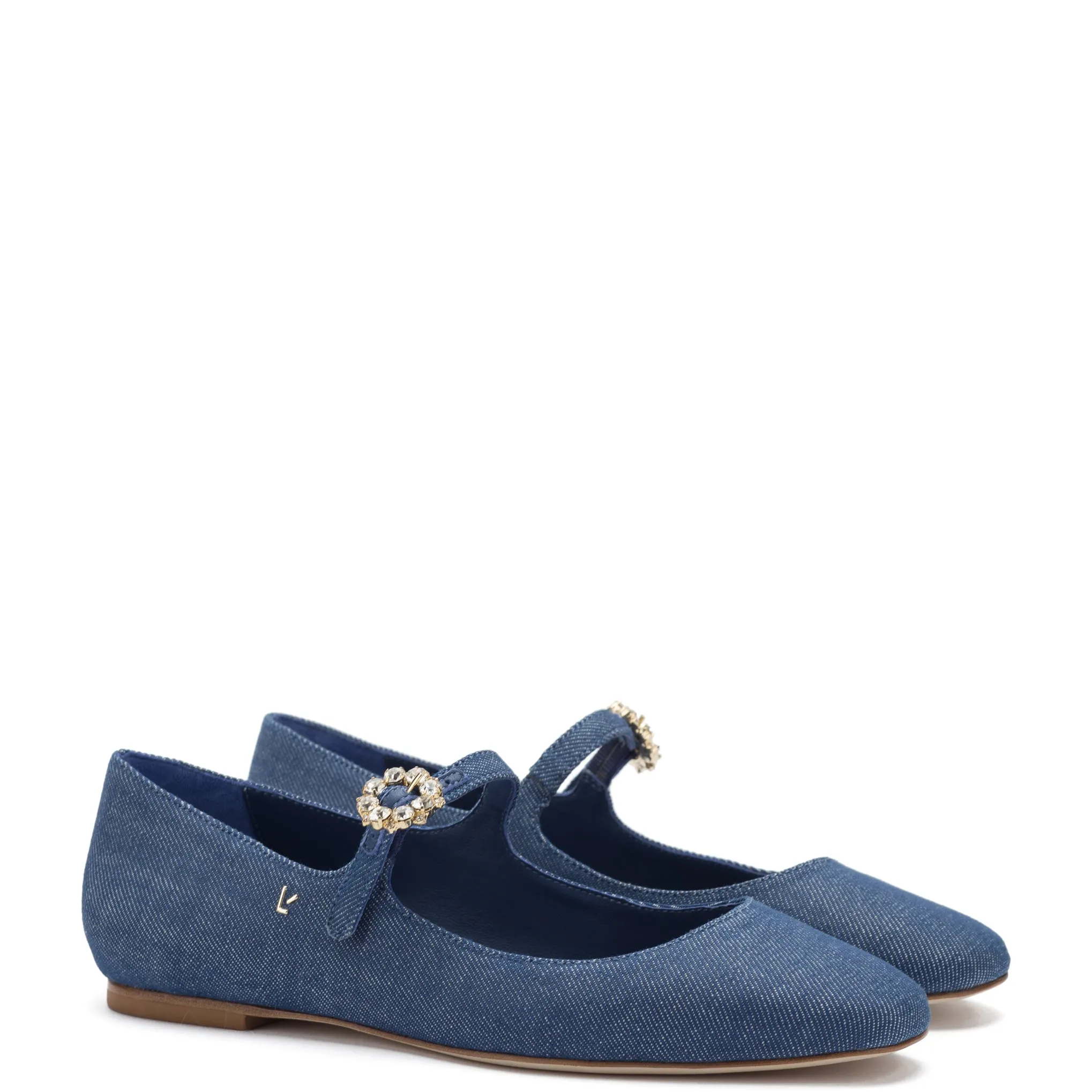 Womens Blue Denim Blair Ballet Flat - Stylish and Comfortable Footwear