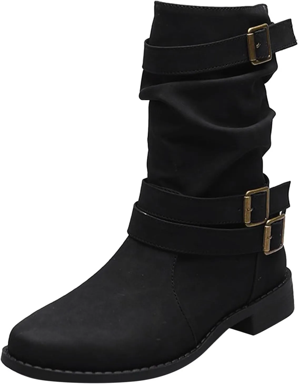 Boots for Women, Lace Up Zip High Heel Booties Shoes Square Toe Chunky Platform Boots Combat Wedge Ankle Booties