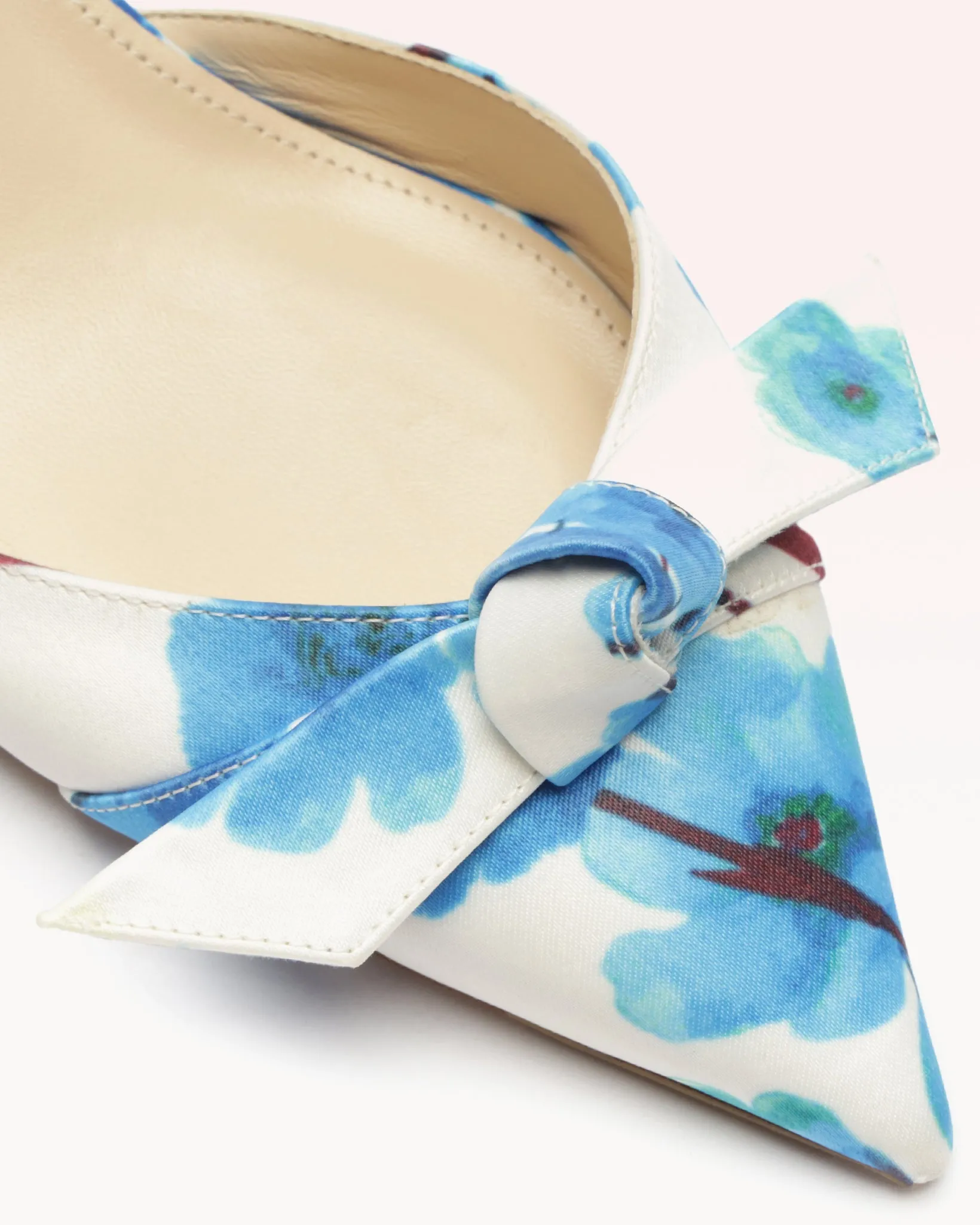Clarita Slingback 60 Floral Blue
