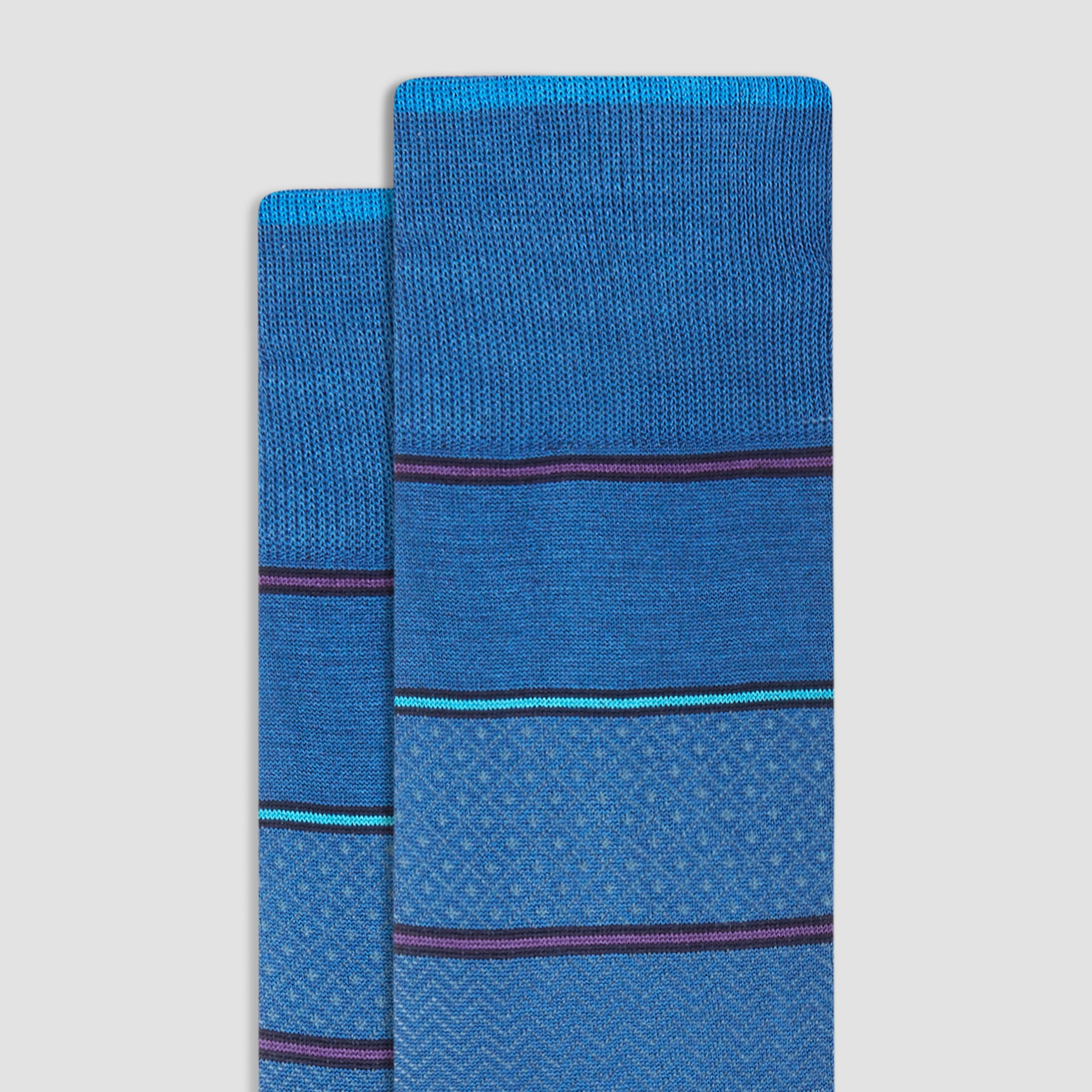 Color Block Mid-Calf Socks