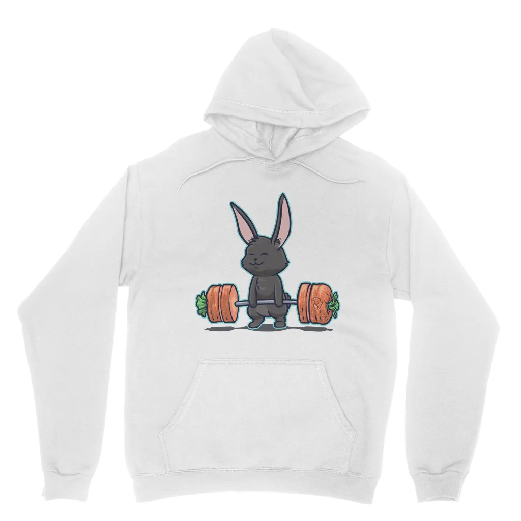 Deadlifting Black Bunny Hoodie (UK)