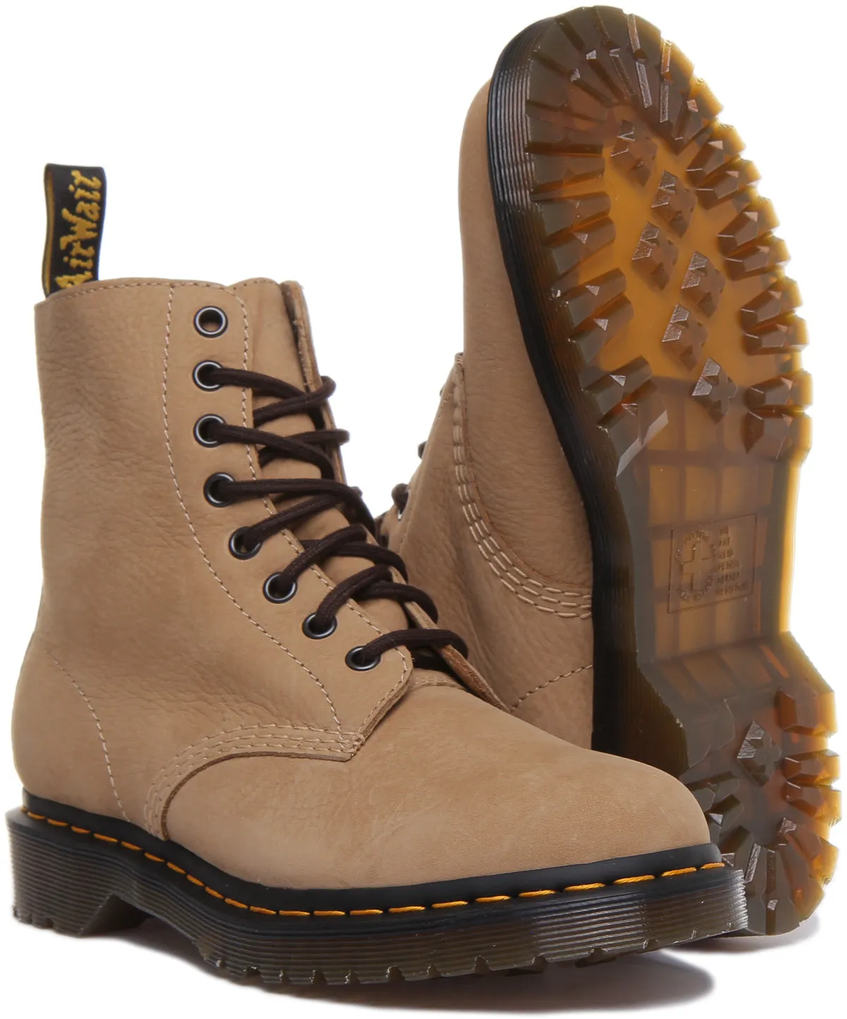 Dr Martens 1460 Pascal Unisex Boot In Sand