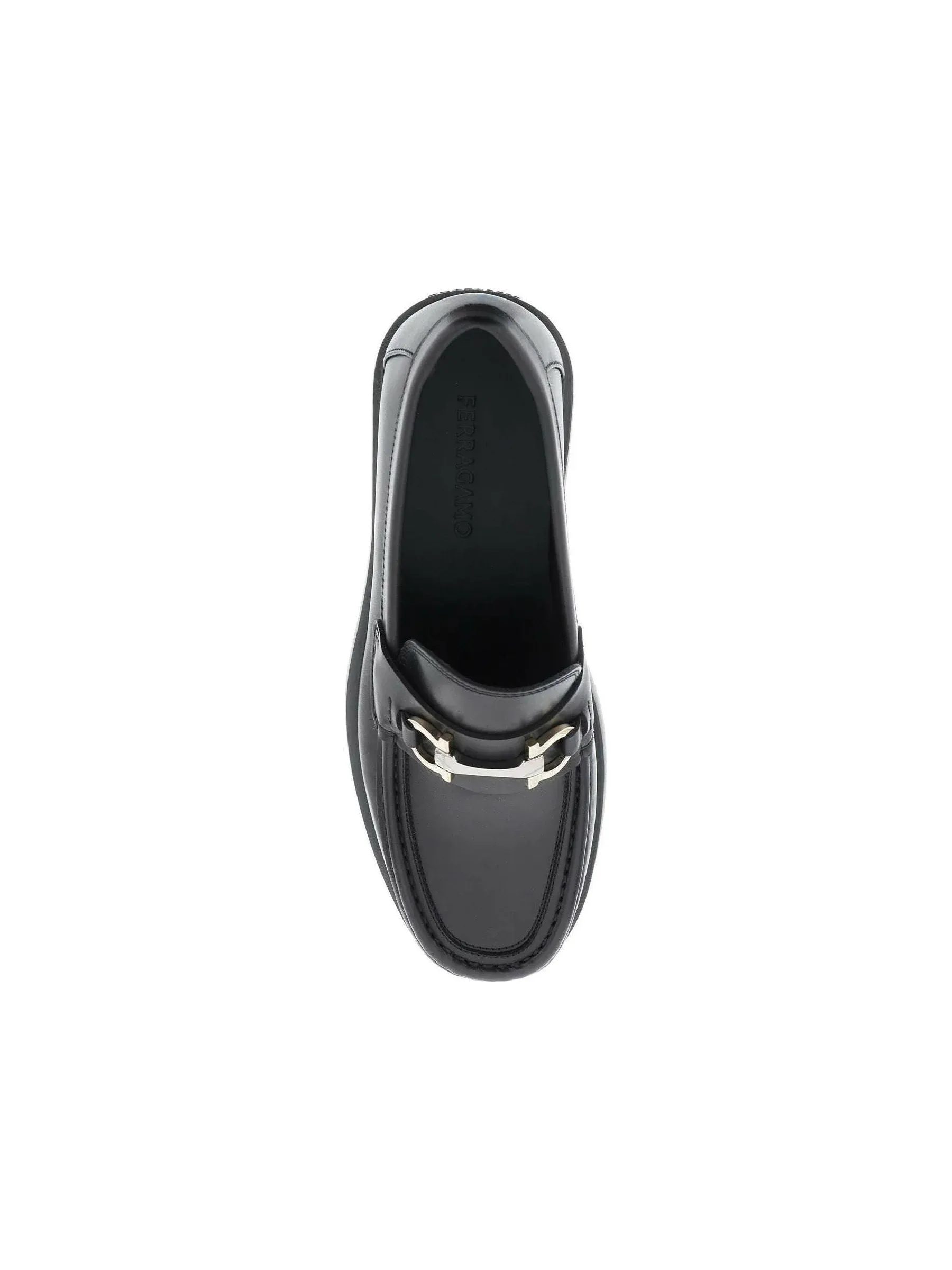 Duglas Chunky Leather Loafers