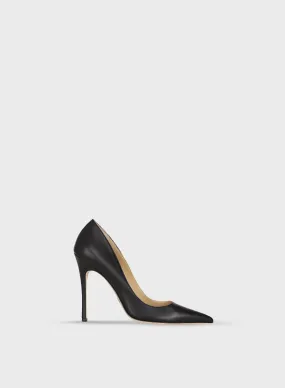 Sure! How about Stylish ELIE SAAB Black Leather High Heel Pumps for the optimized title?