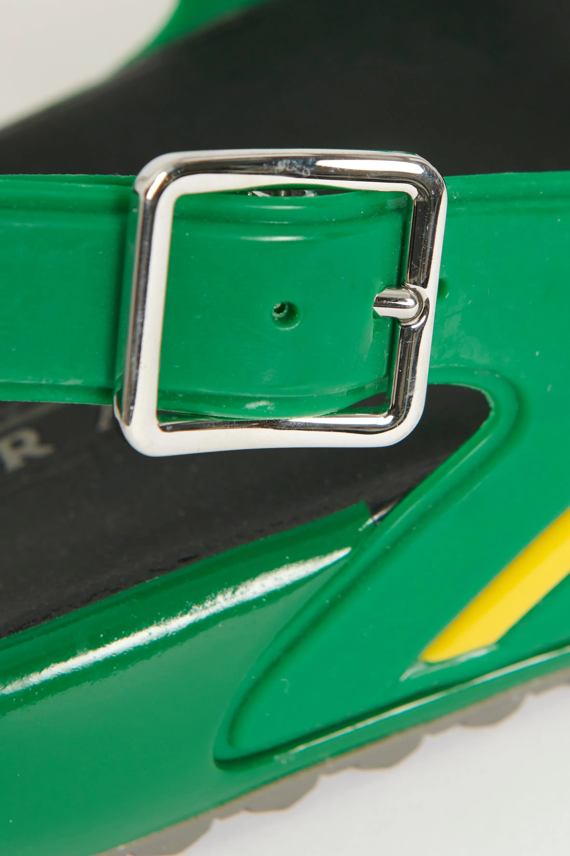 Green Rubber Preowned Sandal
