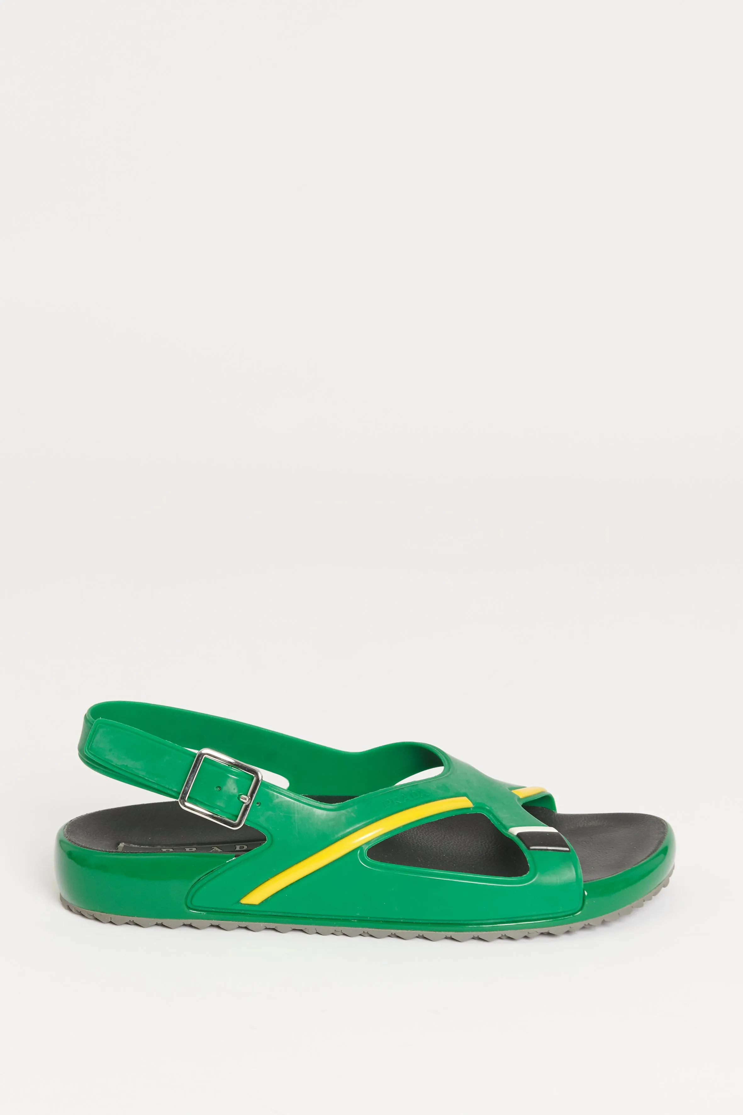 Green Rubber Preowned Sandal