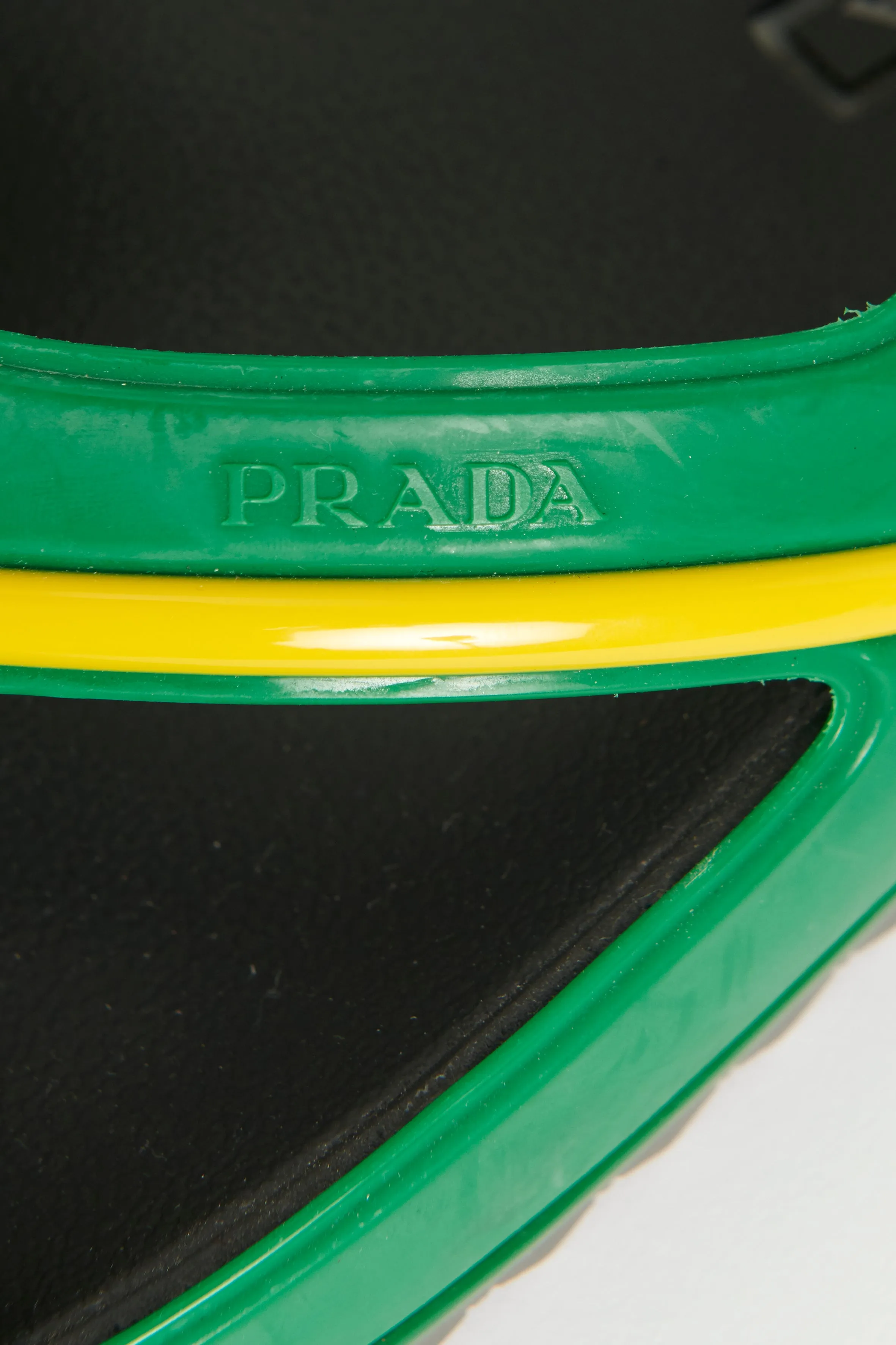 Green Rubber Preowned Sandal