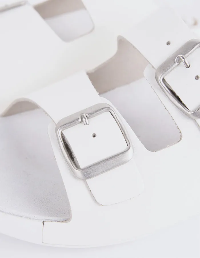Letizia White Leather