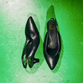 MARTINE ROSE FOR CLARKS WOMENS SLINGBACK in BLACK
