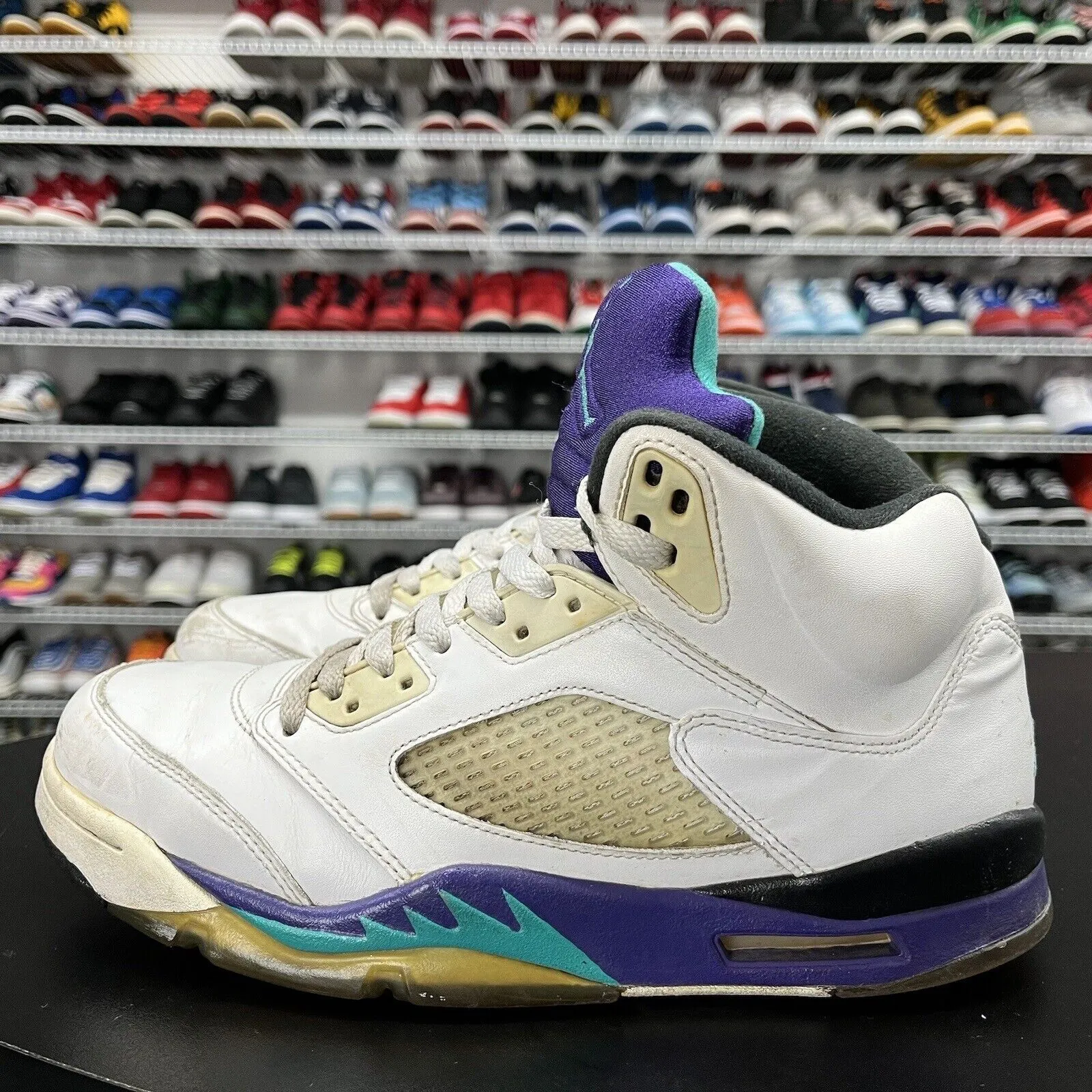 Nike Air Jordan 5 Retro Grape 2013 138027-108 Men's Size 9 No Insole