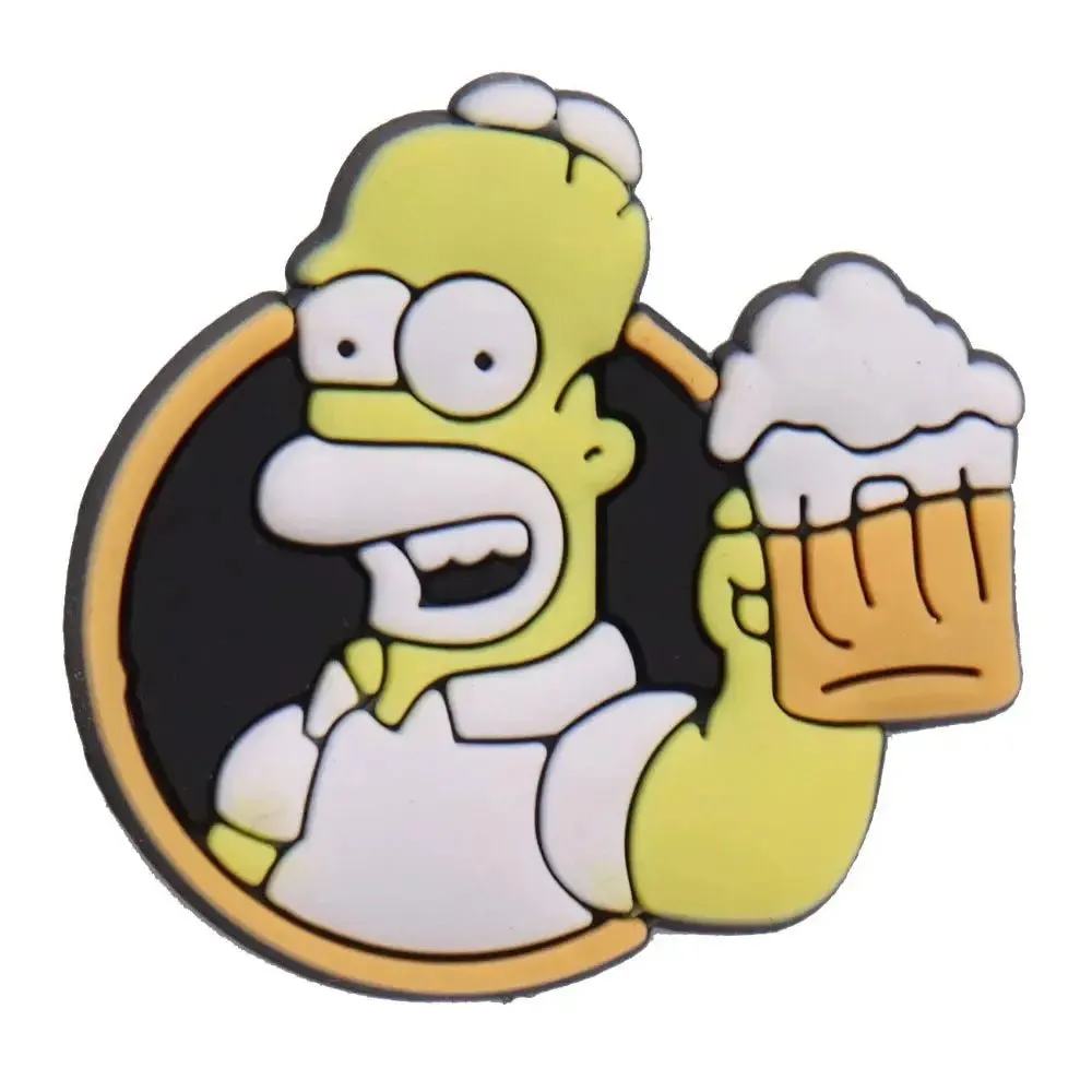 PVC The Simpsons Shoe Charms for Party Decor - 1 Pack