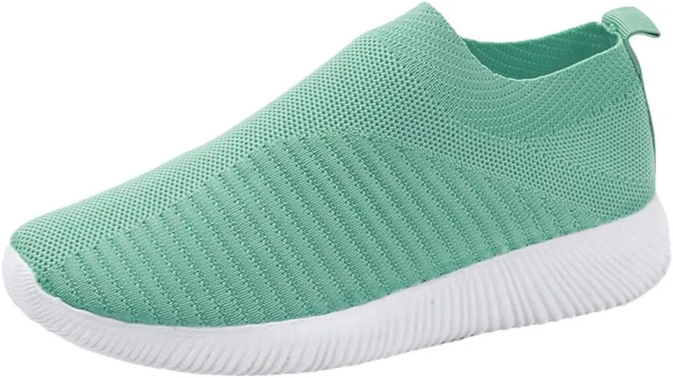 Running Shoes Women Sneakers Tennis Workout Walking Gym Lightweight Casual Shoes Women Loafer Shoes for Women Slip On Sneakers Women Arch Support
