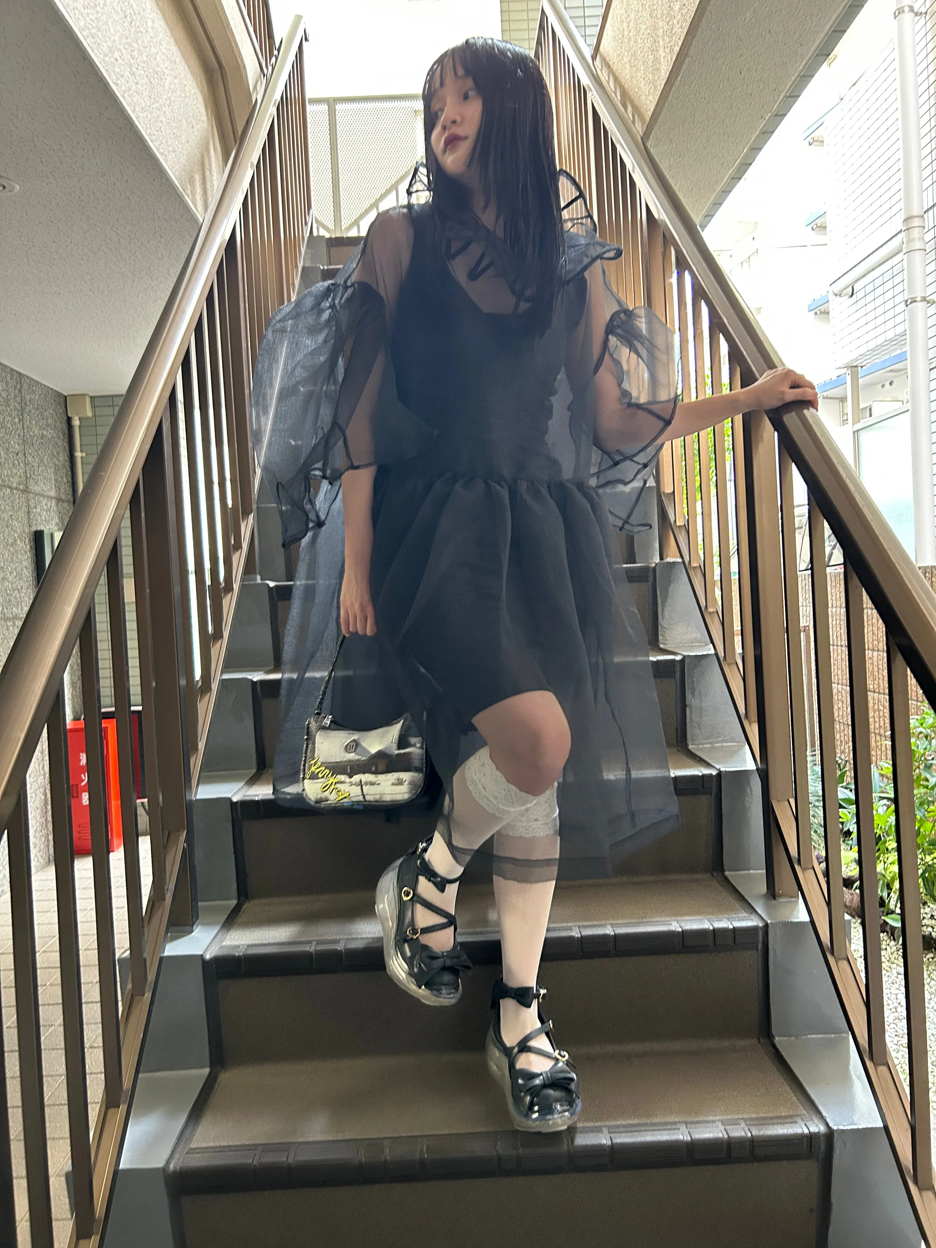 Tea Party Moon / Black / JennyFax × Angelic Pretty