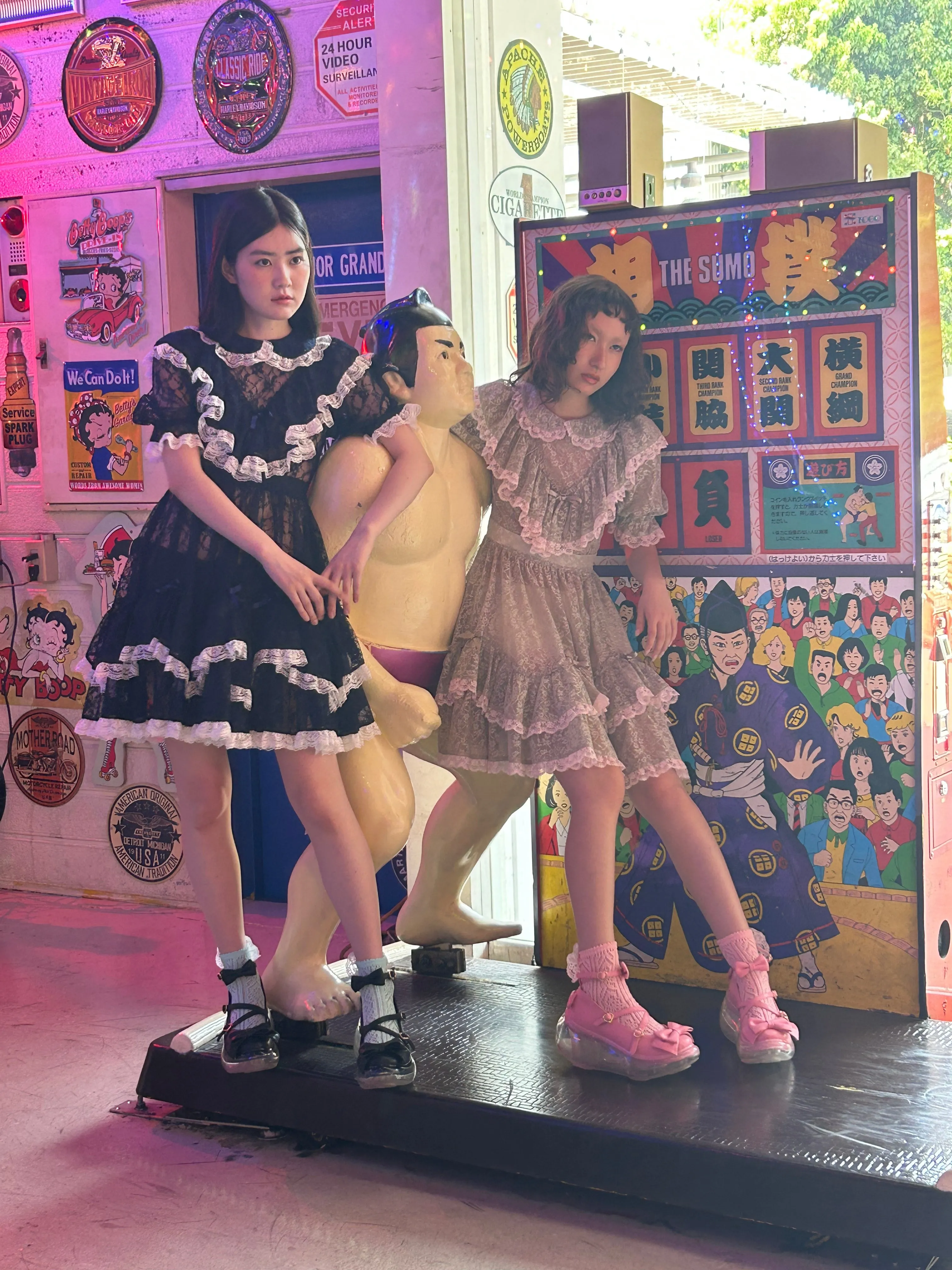 Tea Party Moon / Black / JennyFax × Angelic Pretty