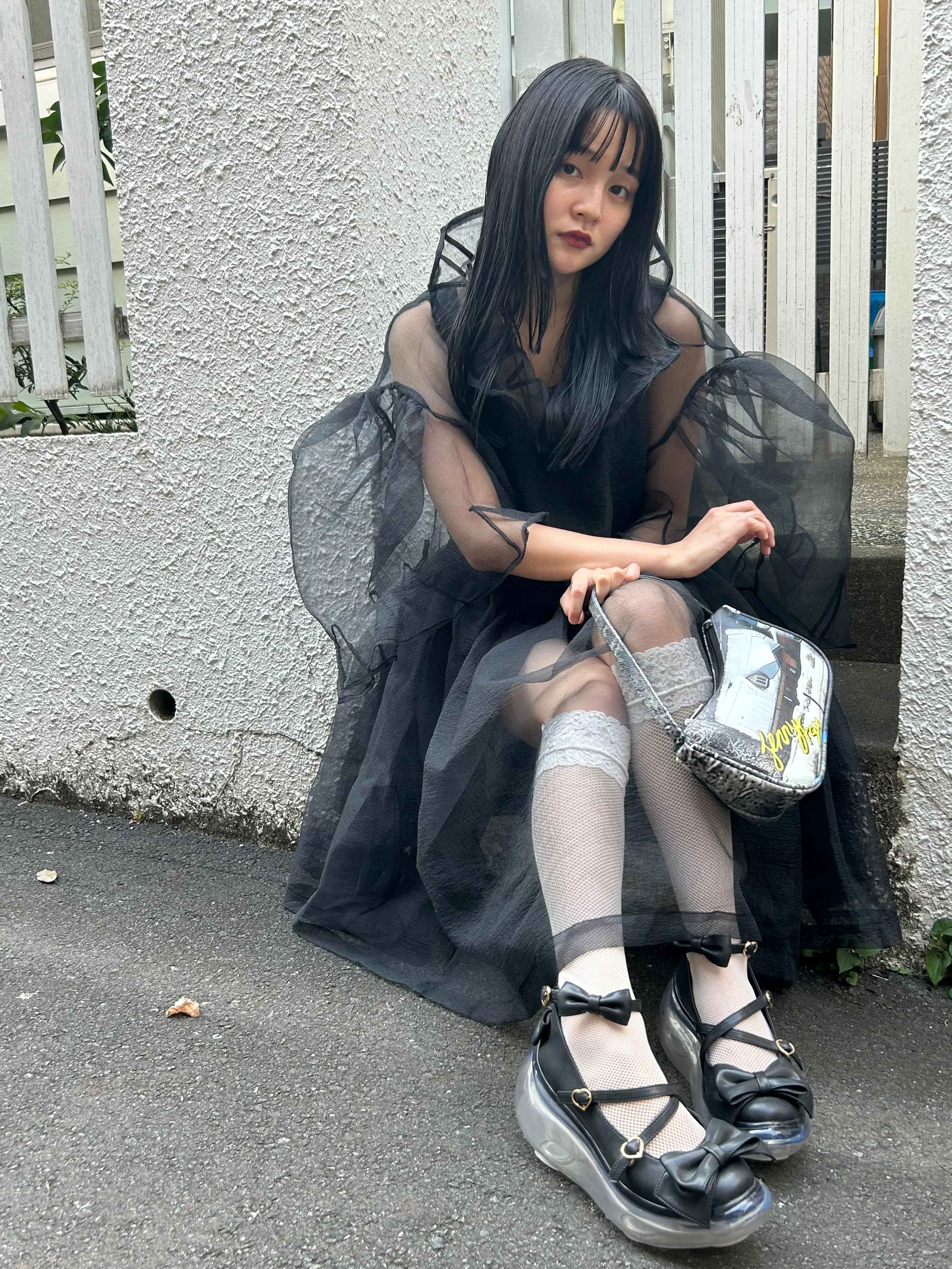 Tea Party Moon / Black / JennyFax × Angelic Pretty