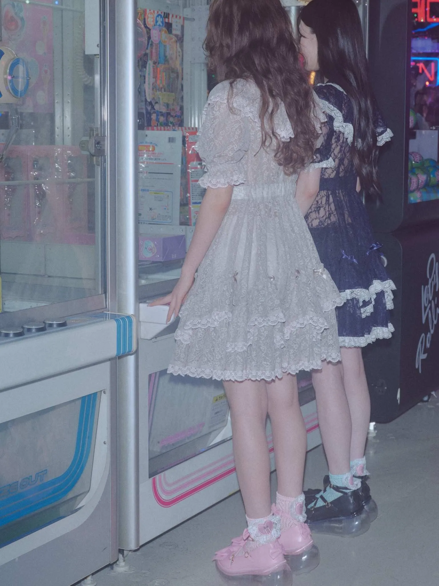 Tea Party Moon / Black / JennyFax × Angelic Pretty